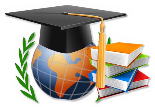 globe with graduation hat